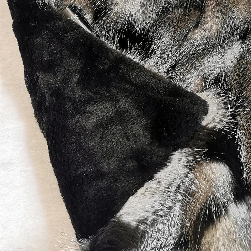 Peacock Fur Blanket