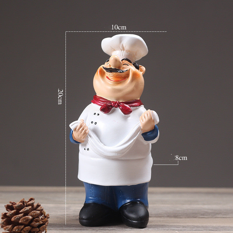 Resin Chef Statue, Kitchen Ornament