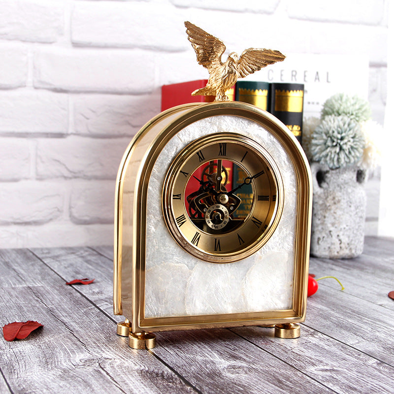 Luxury Pure Copper Table Clock