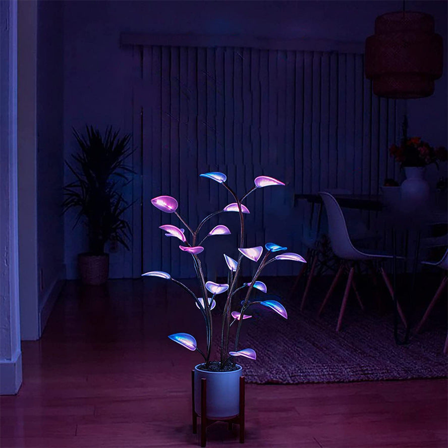 Plant LED Night Lights, Artificial Bonsai Plant