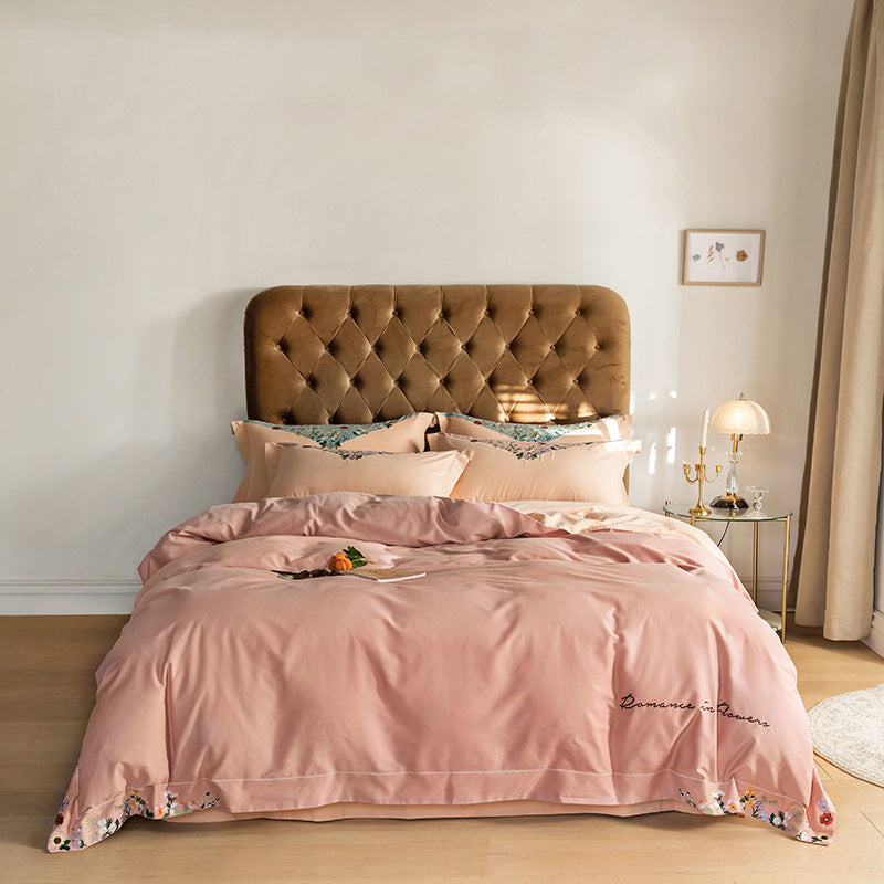 Cotton Embroidered Quilt