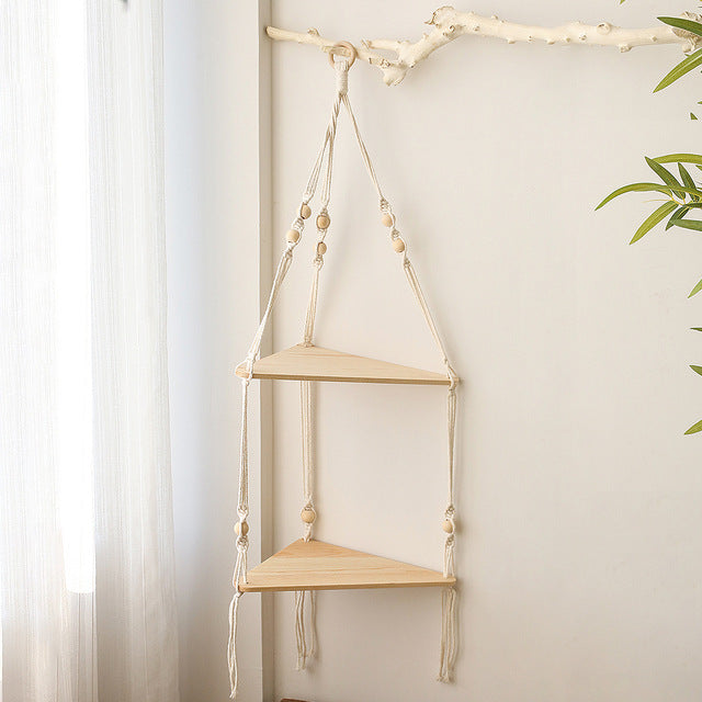 Macrame Shelves Home Decor
