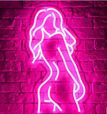 Acrylic Lady LED Neon Sign Lights