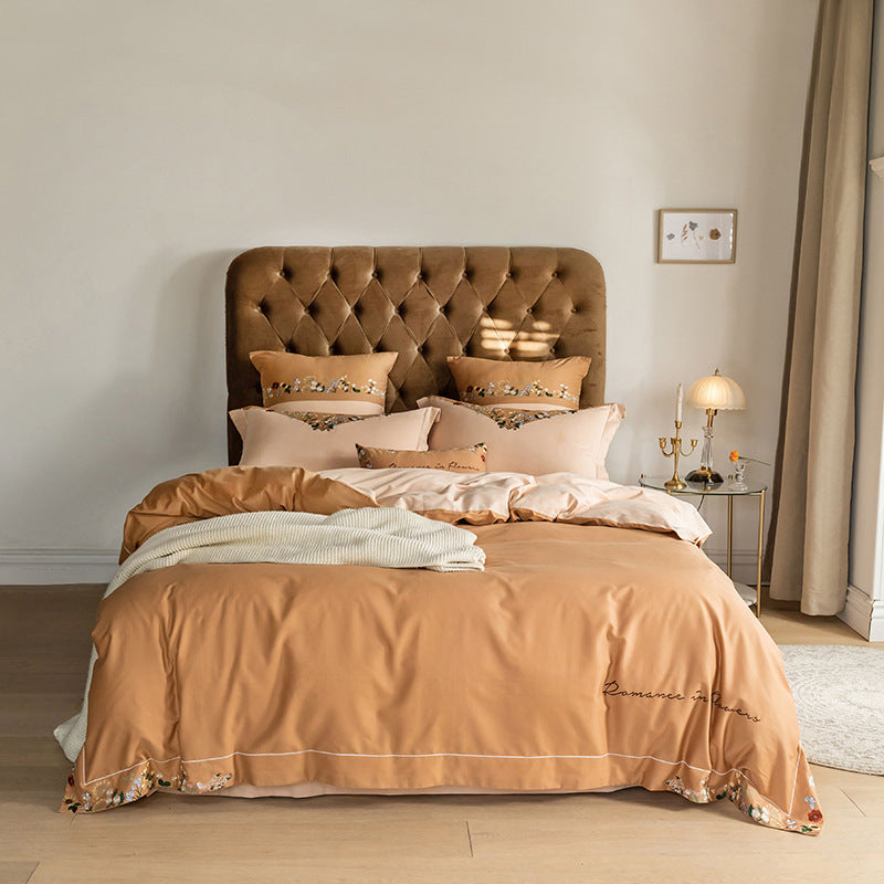 Cotton Embroidered Quilt