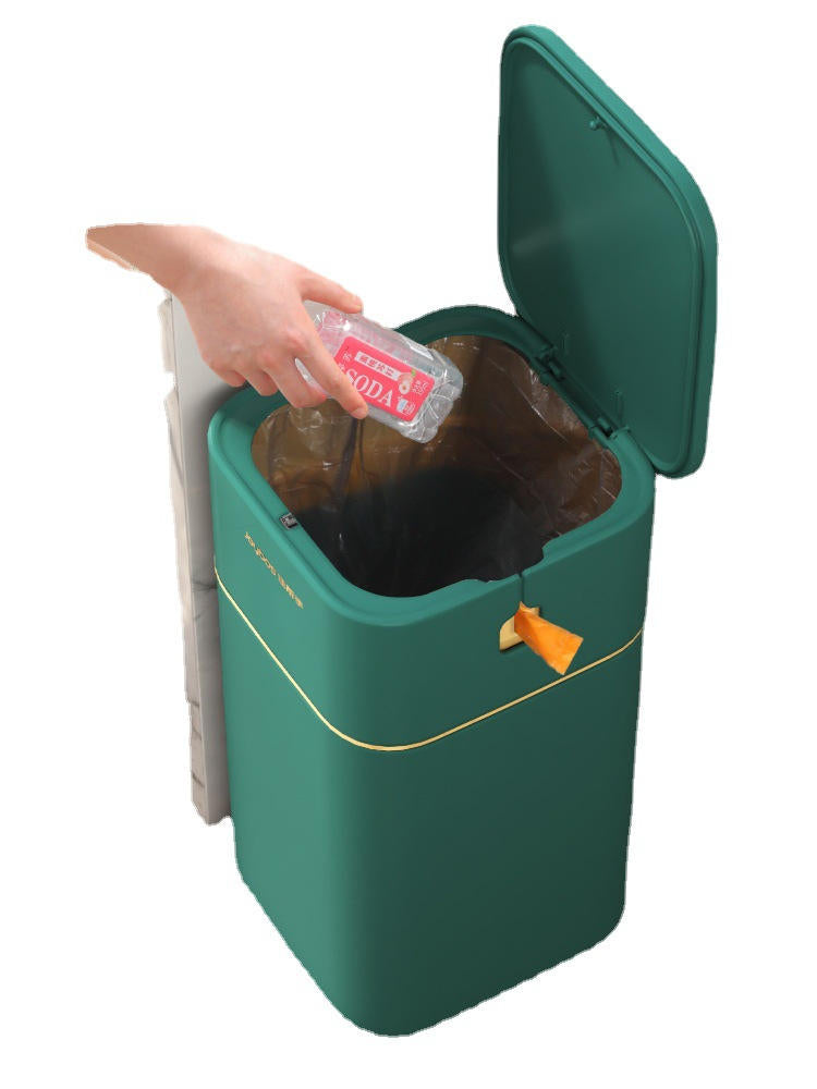 Luxury Garbage Bin With Automatic Packing Paper Basket