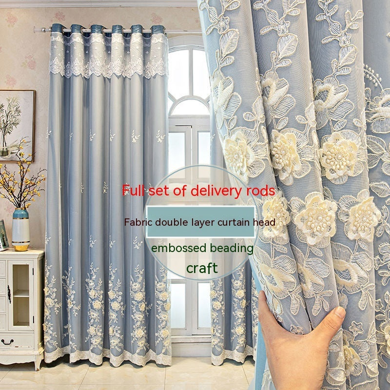 Bedroom Shading Double Open Curtain