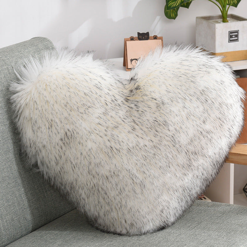 Heart Shape Long Plush - Cushions