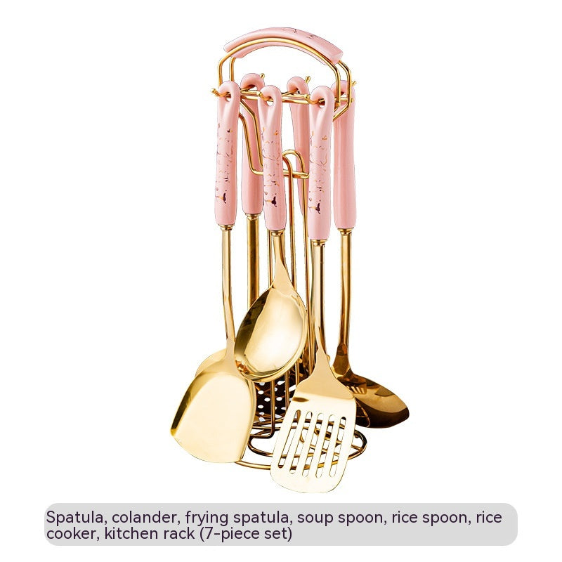 Luxury Kitchenware, Seven-piece Stainless Steel cutlery