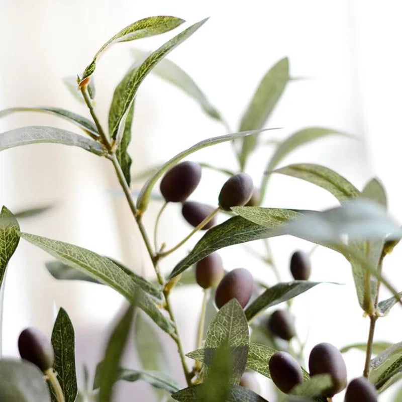 Artificial European Olive Tree Branches