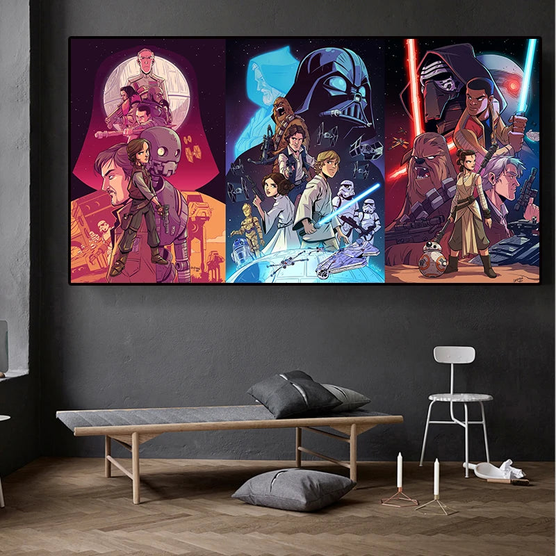 Disney Classic Star Wars Movie Wall Art