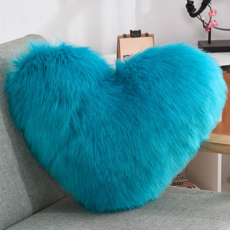 Heart Shape Long Plush - Cushions