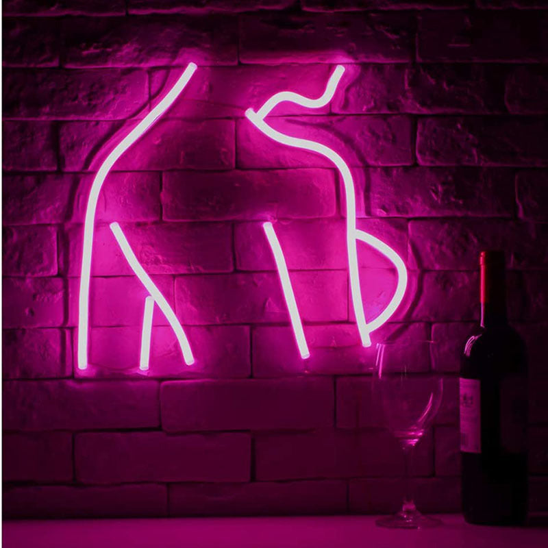 Acrylic Lady LED Neon Sign Lights