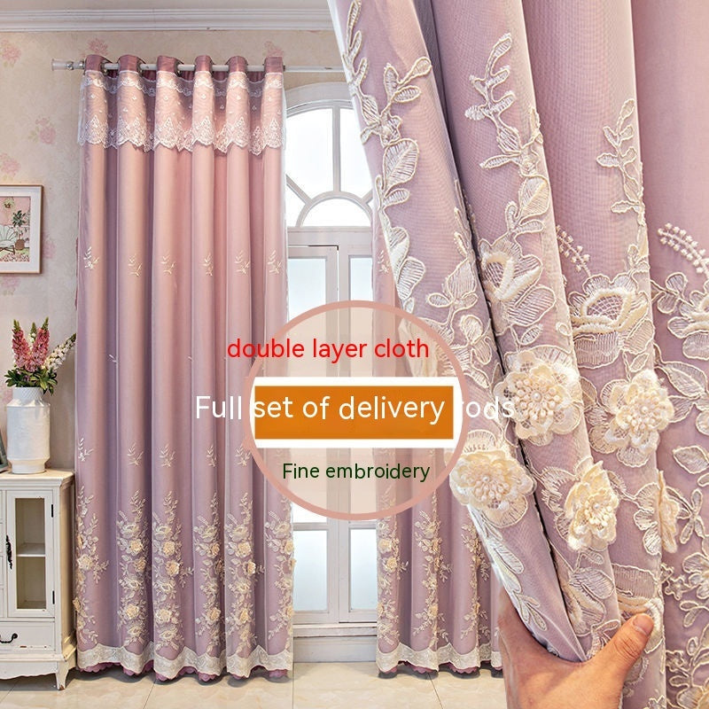 Bedroom Shading Double Open Curtain