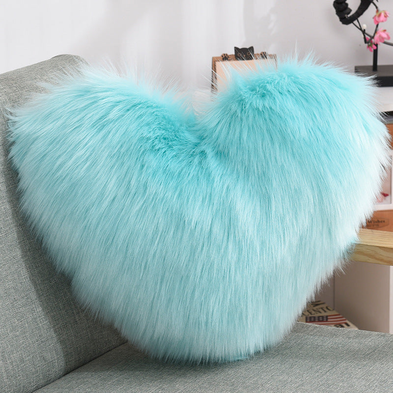 Heart Shape Long Plush - Cushions