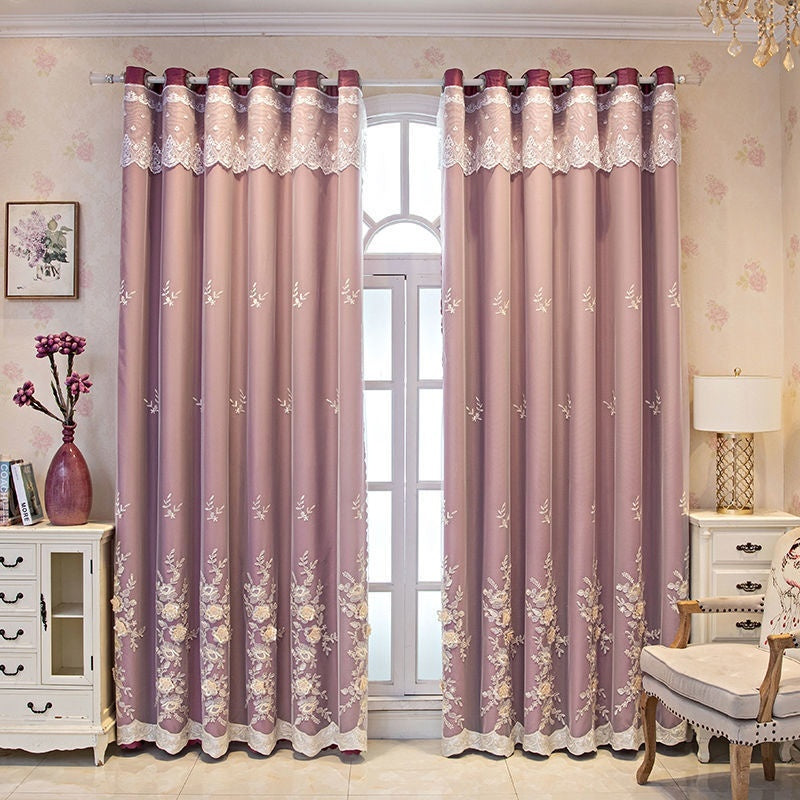 Bedroom Shading Double Open Curtain