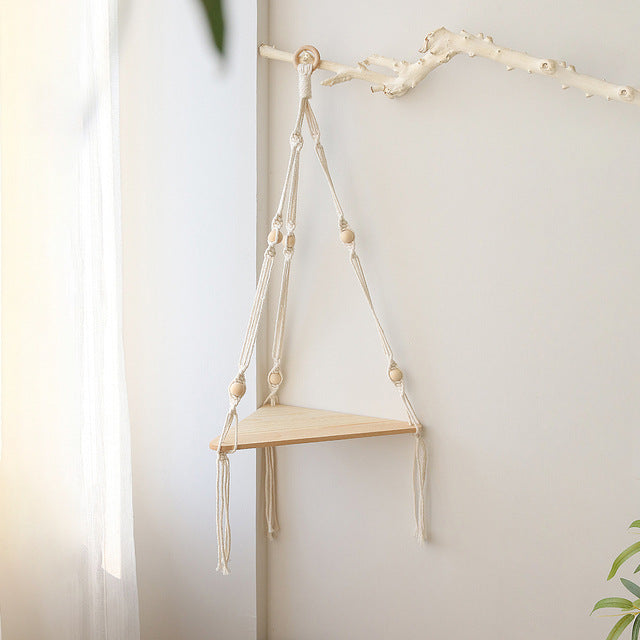 Macrame Shelves Home Decor