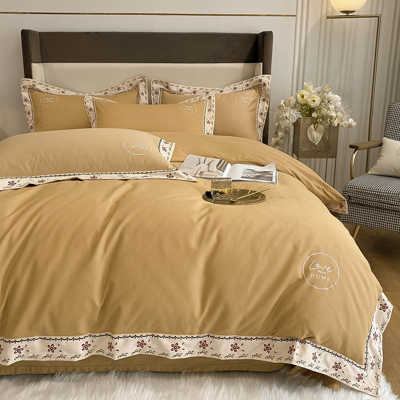 Cotton Embroidered Quilt