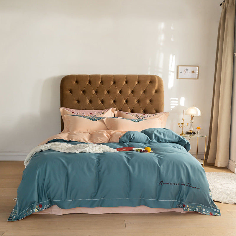 Cotton Embroidered Quilt