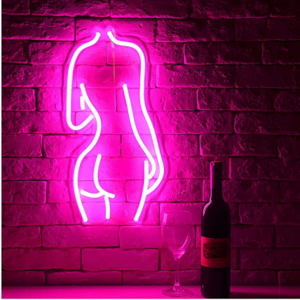 Acrylic Lady LED Neon Sign Lights