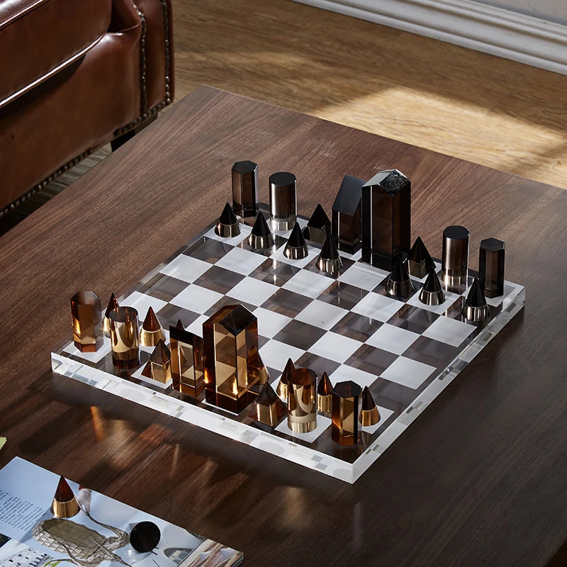 Europeanstyle Crystal Chessboard
