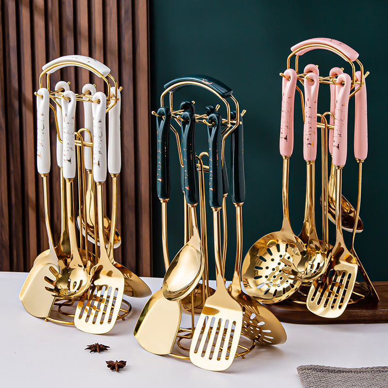 Luxury Kitchenware, Seven-piece Stainless Steel cutlery