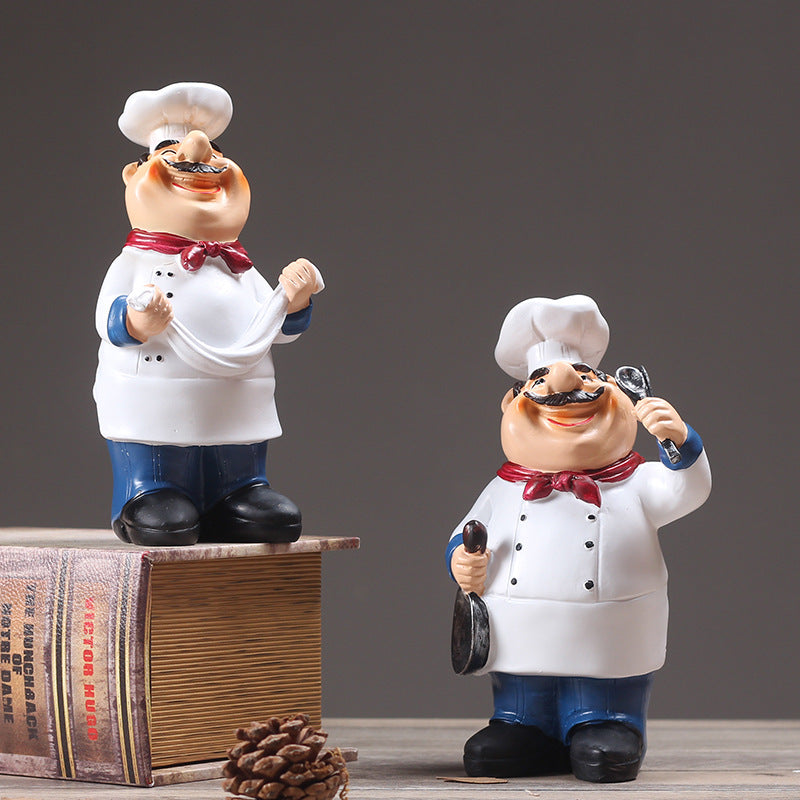 Resin Chef Statue, Kitchen Ornament