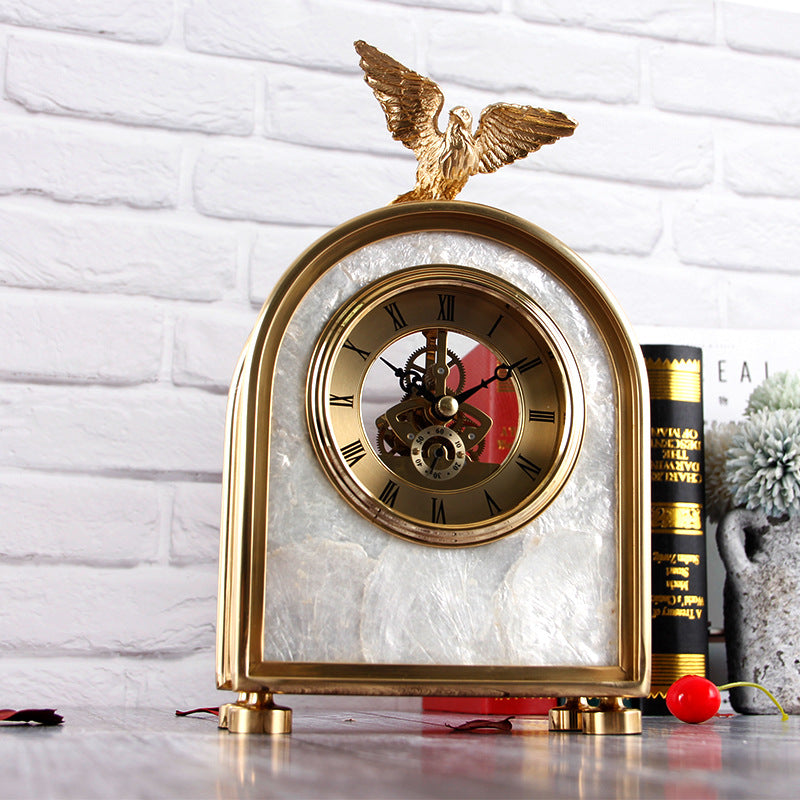 Luxury Pure Copper Table Clock