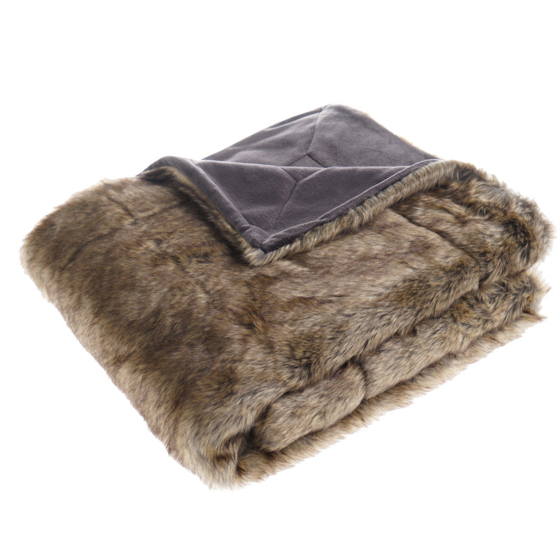 Faux Fur Light, Luxury Villa Blanket