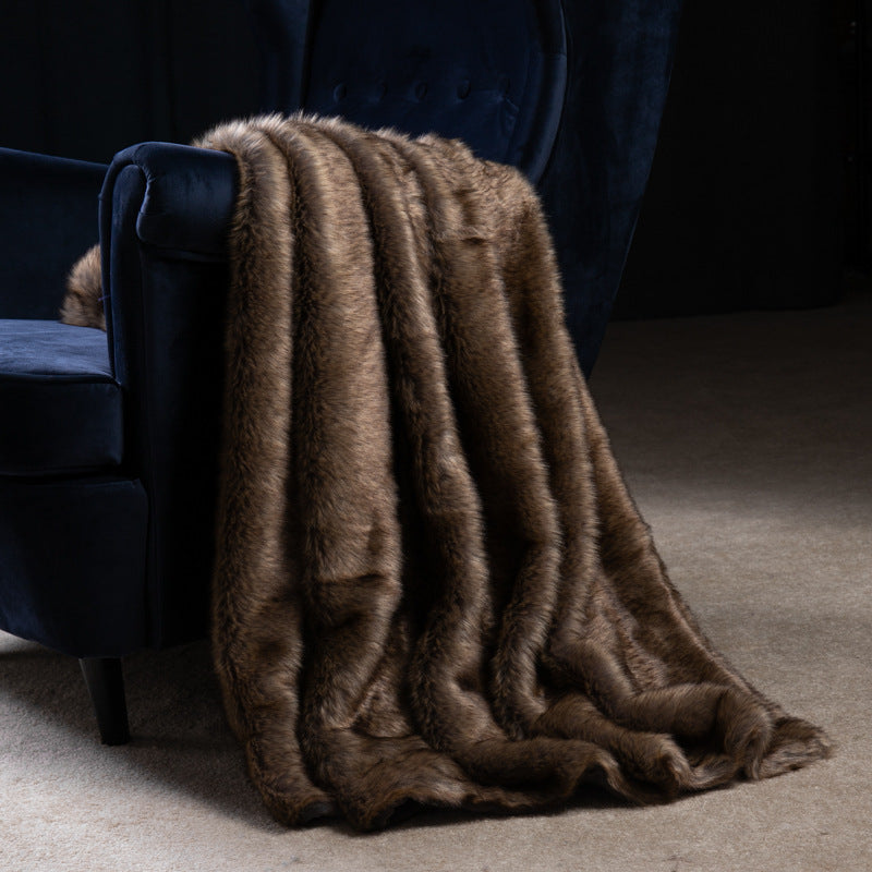 Faux Fur Light, Luxury Villa Blanket