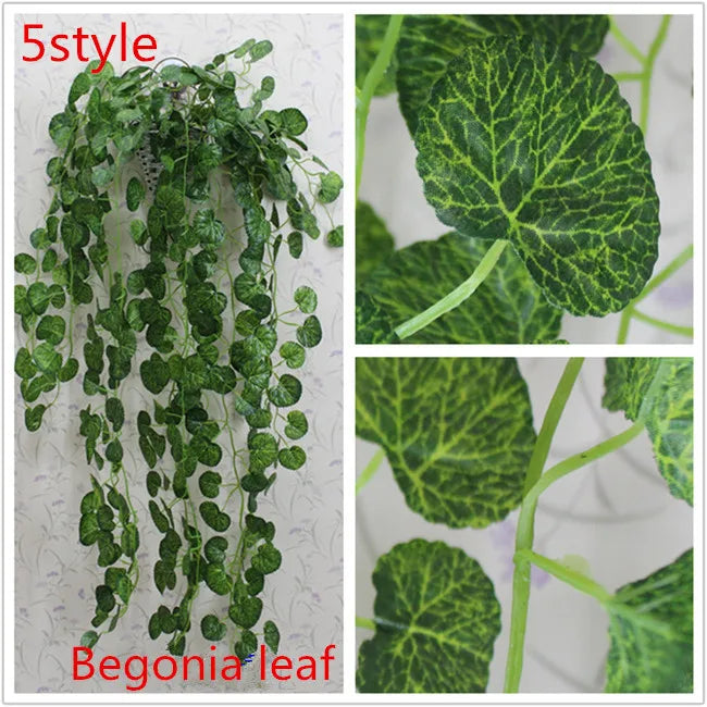 1pcs 90cm Artificial Ivy Leaf