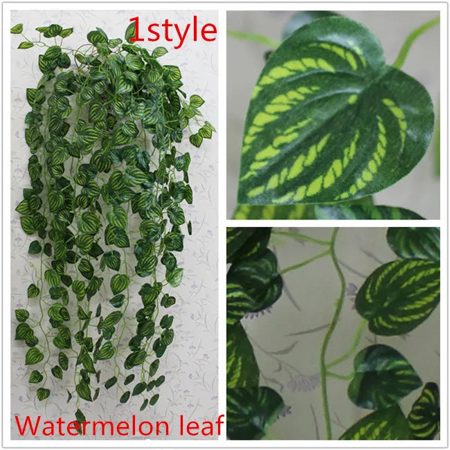 1pcs 90cm Artificial Ivy Leaf