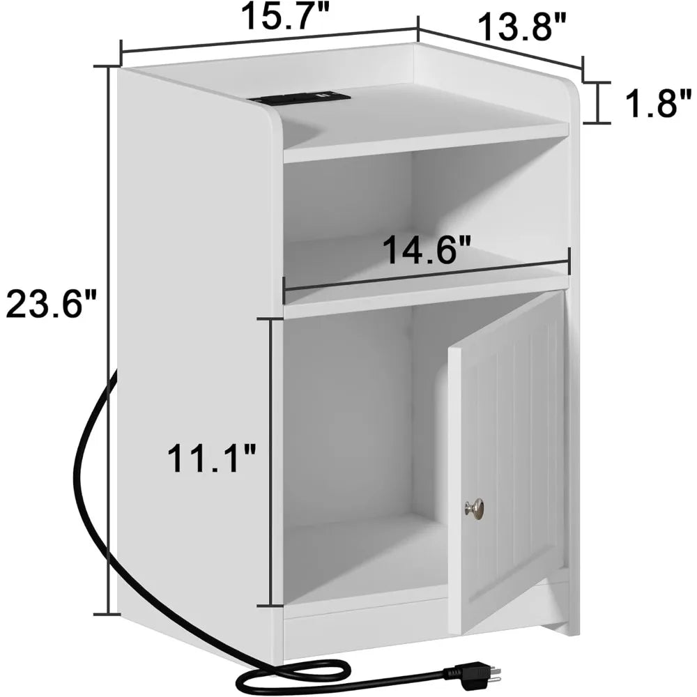 ChooChoo Nightstand with Charging Station