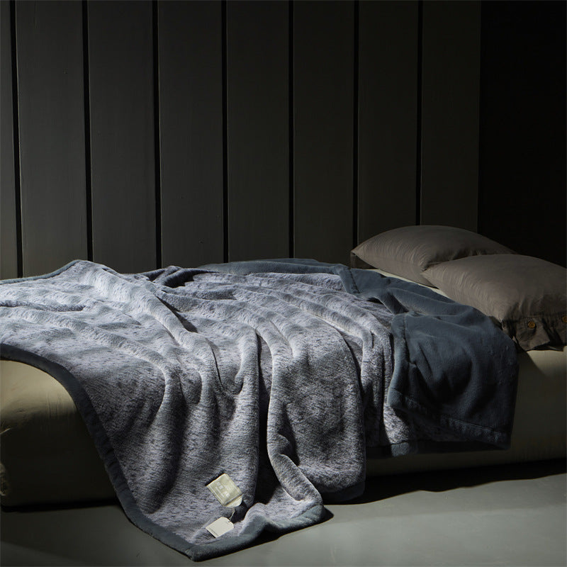 Luxury Artificial Mink Hair Fur Velvet Blanket